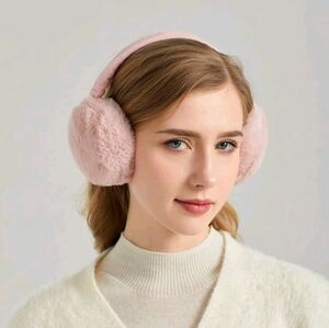 ROMWE | Soft Pink Earmuffs